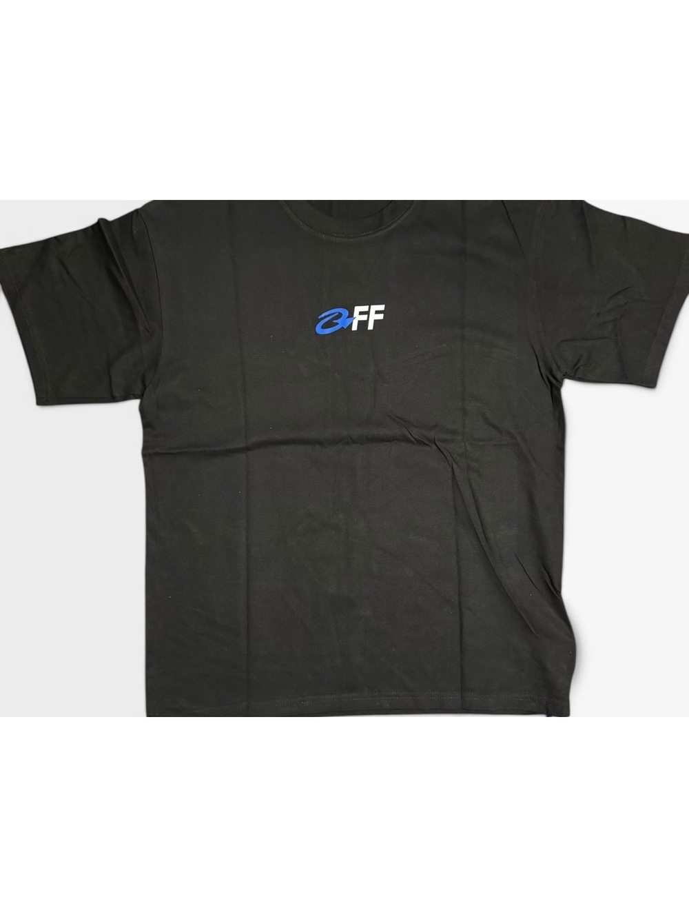 Black Off-White T-shirt 'Exactly the Opposite' back print